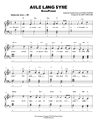 Auld Lang Syne (Easy Piano)