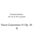 Duos Concertans Op. 10 #1 Movement 2
