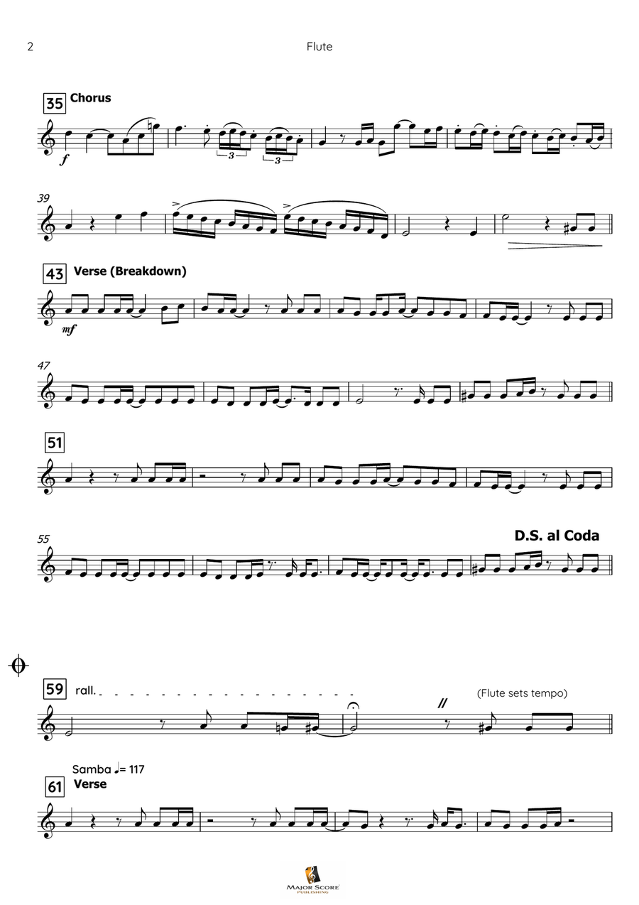 I Will Survive Flute Solo scores gallery preview page 3