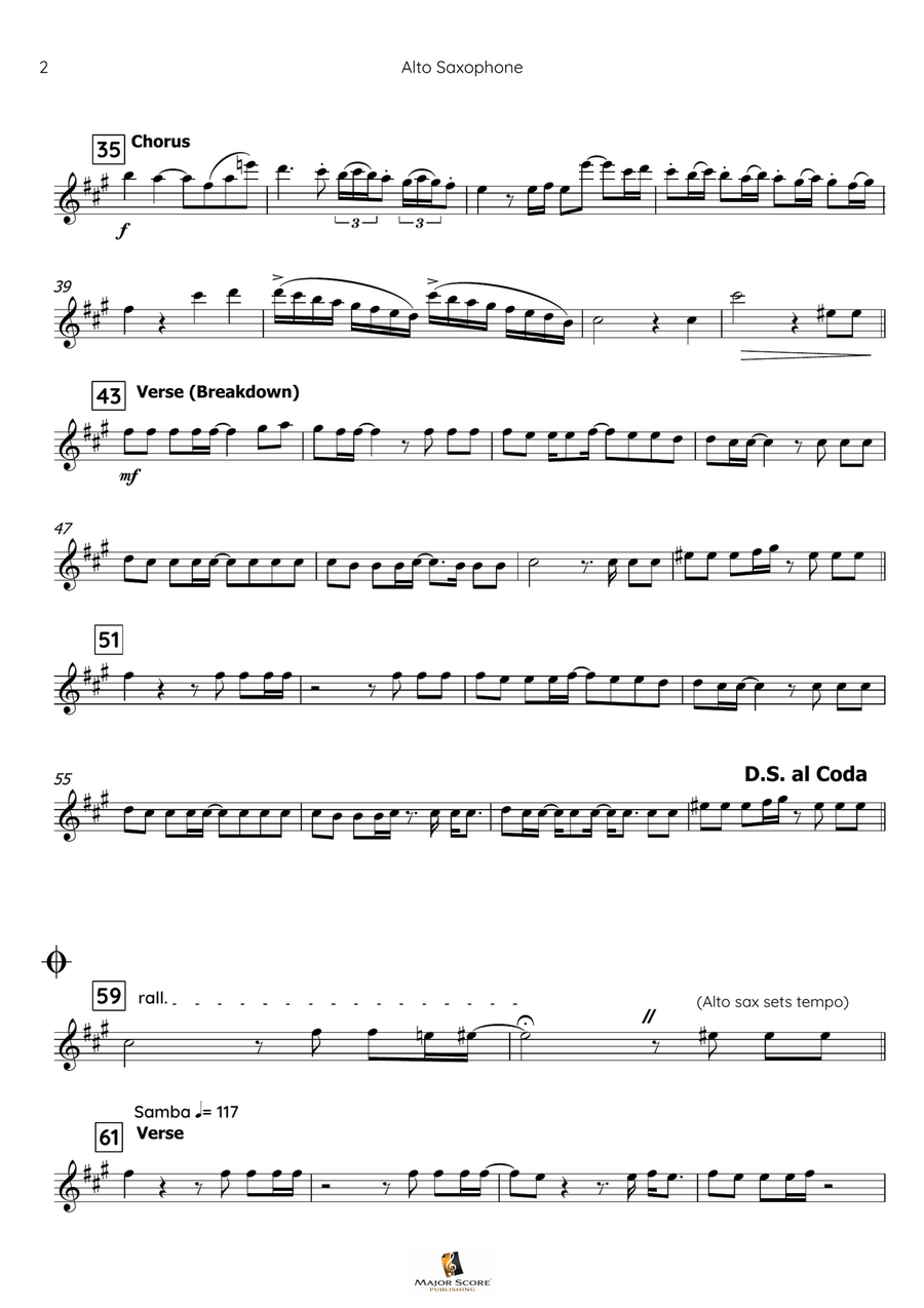 I Will Survive Alto Saxophone scores gallery preview page 3