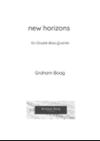 'new horizons' for Double Bass Quartet