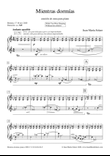 Mientras dormías [piano solo]