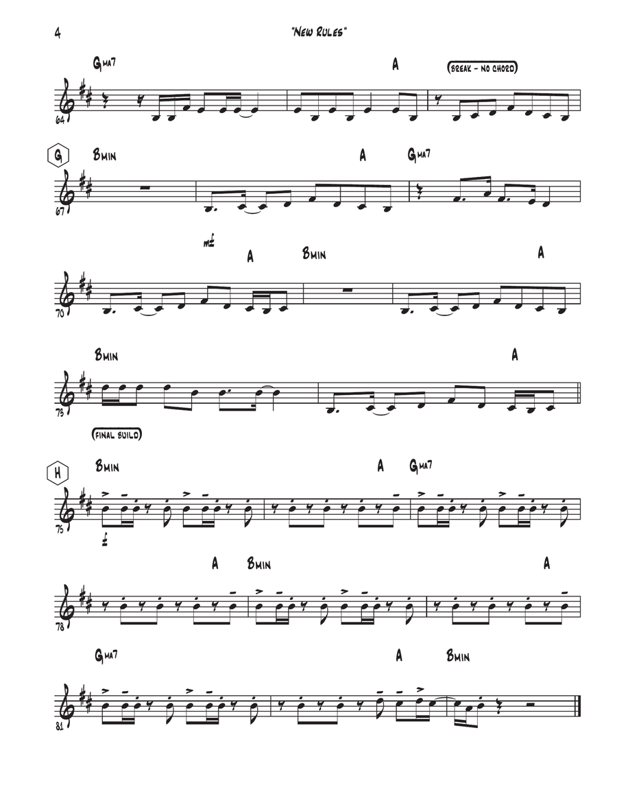 New Rules B-Flat Trumpet scores gallery preview page 5