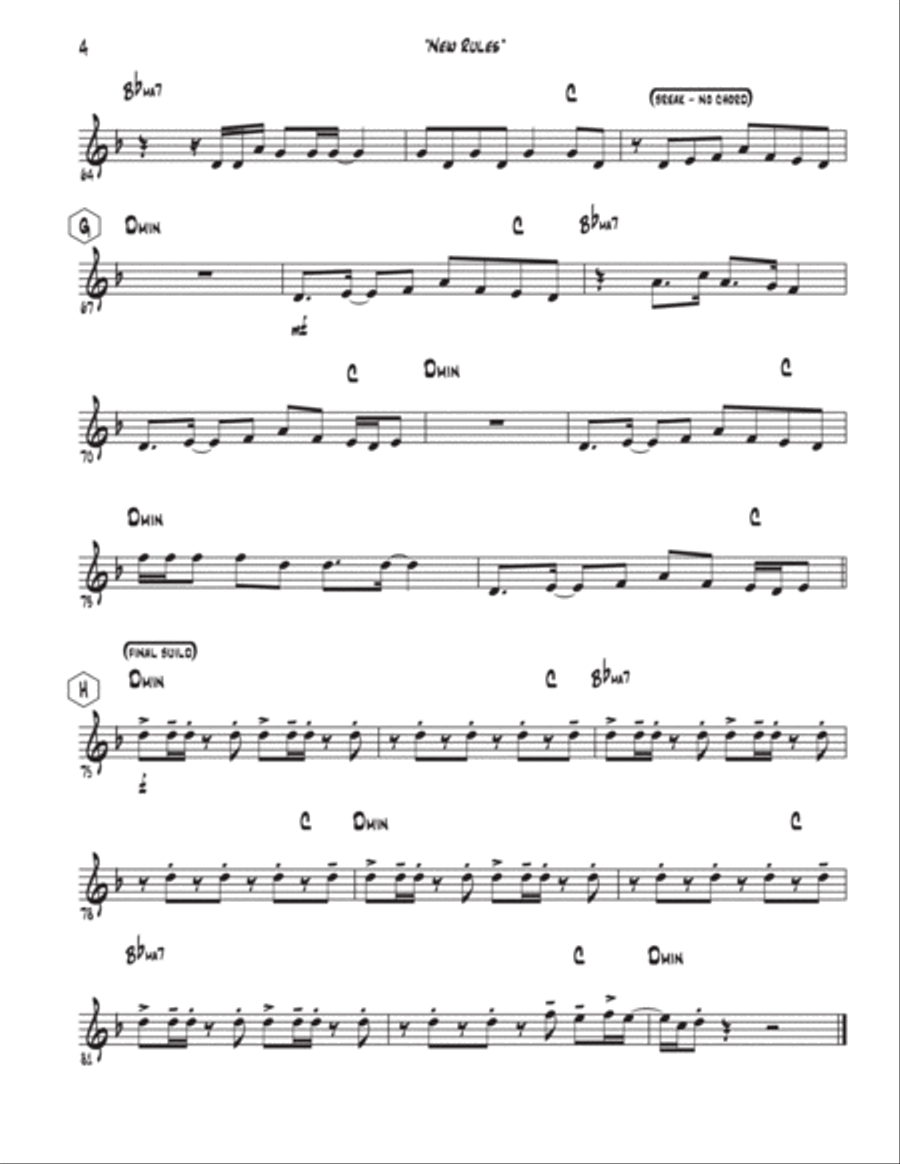 New Rules B-Flat Trumpet scores gallery preview page 5