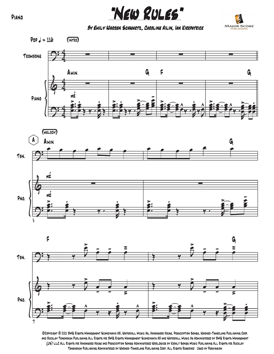 New Rules Piano scores gallery preview page 6
