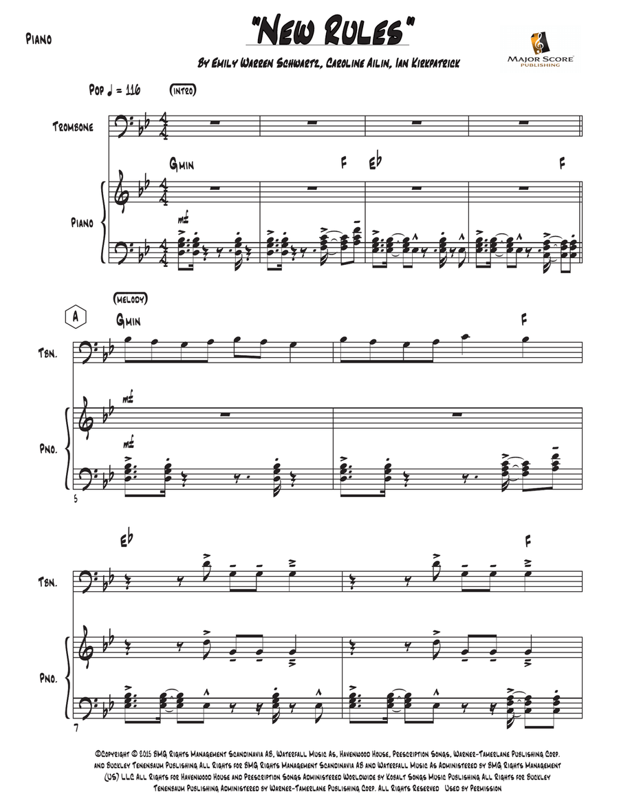 New Rules Piano scores gallery preview page 6