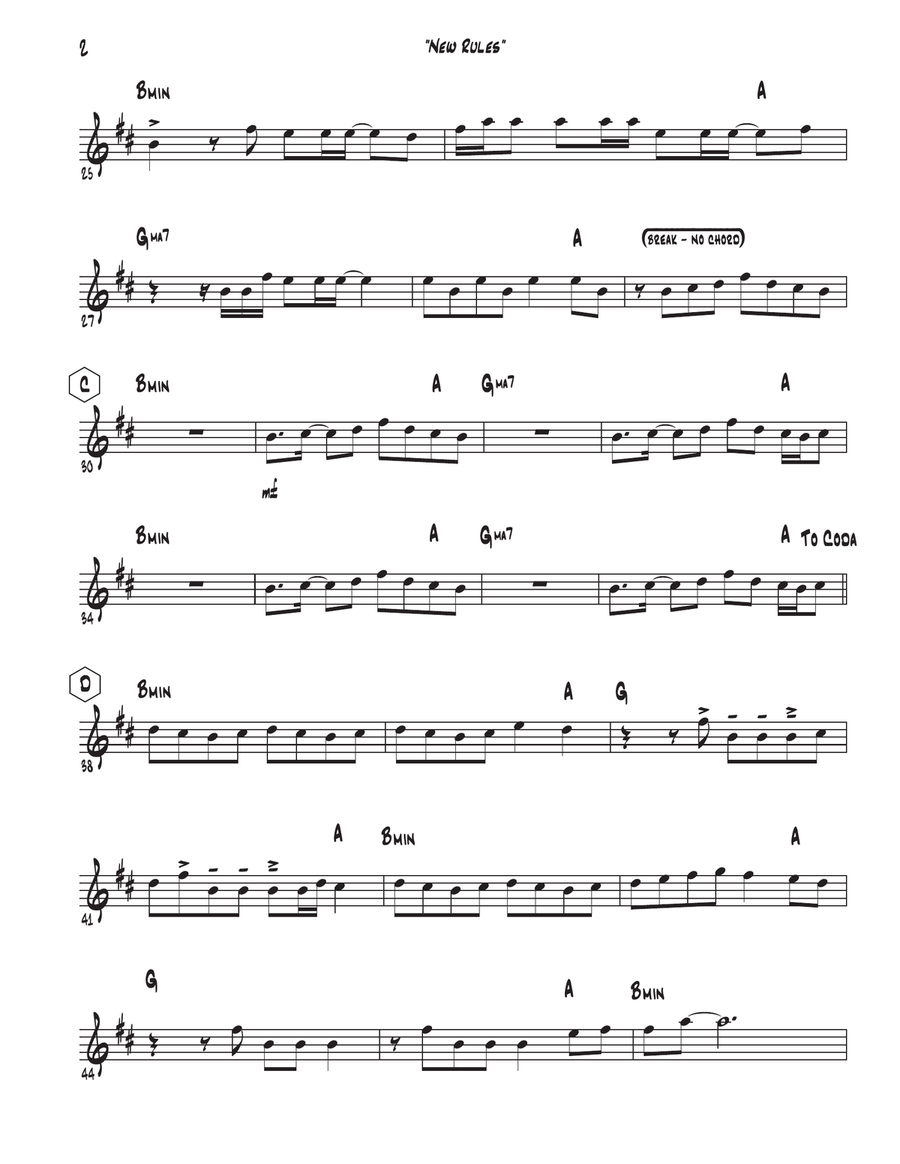 New Rules Soprano Saxophone scores gallery preview page 3