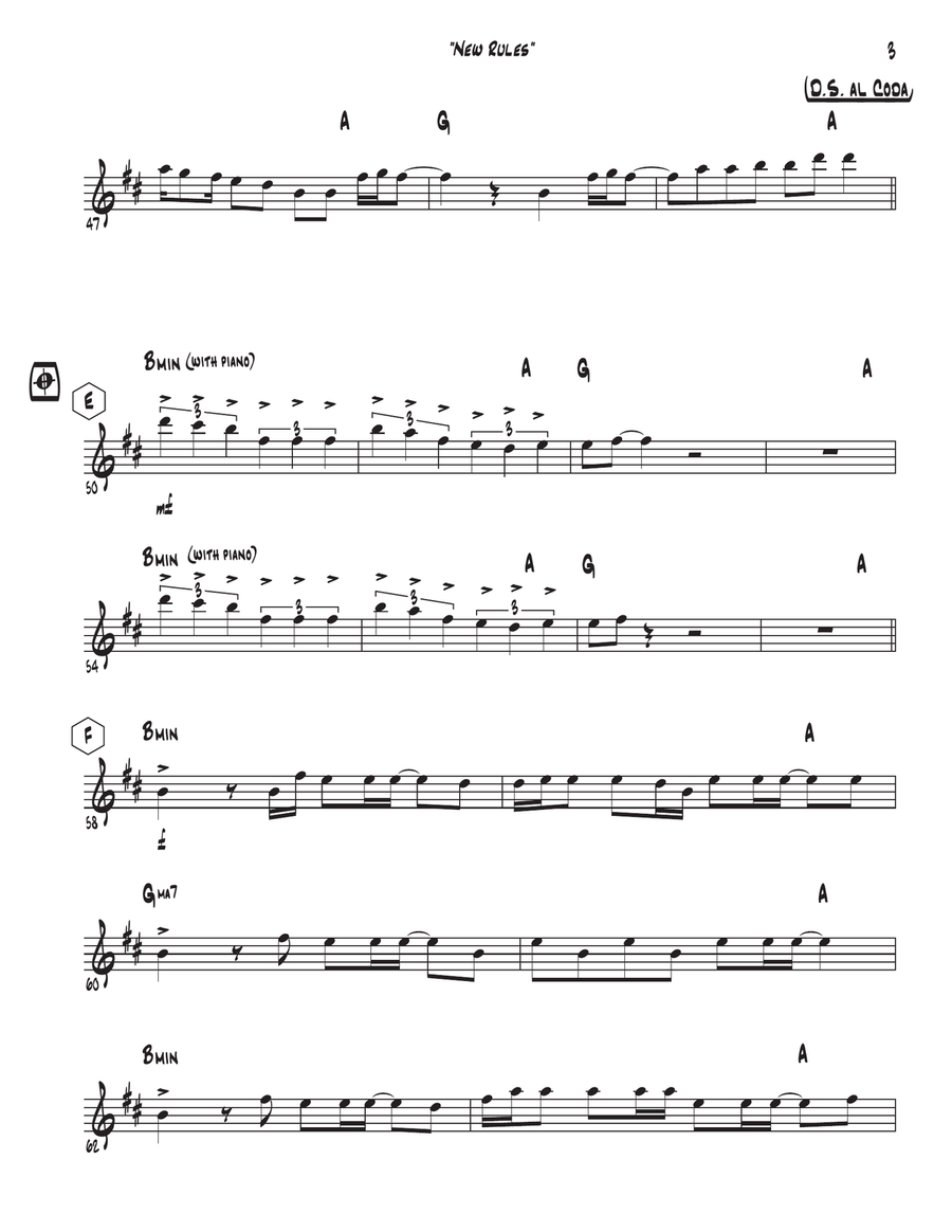 New Rules Soprano Saxophone scores gallery preview page 4