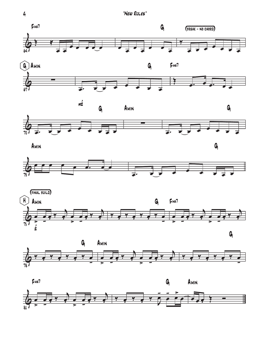 New Rules B-Flat Clarinet scores gallery preview page 5
