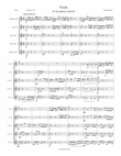 Finale for saxophone quintet
