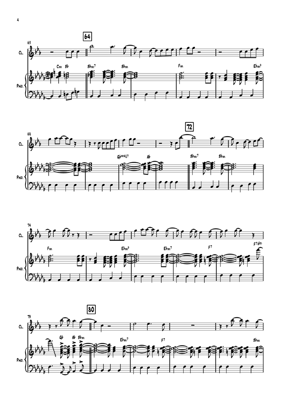 I'm Still Standing I'm Still Standing Clarinet Solo scores gallery preview page 4