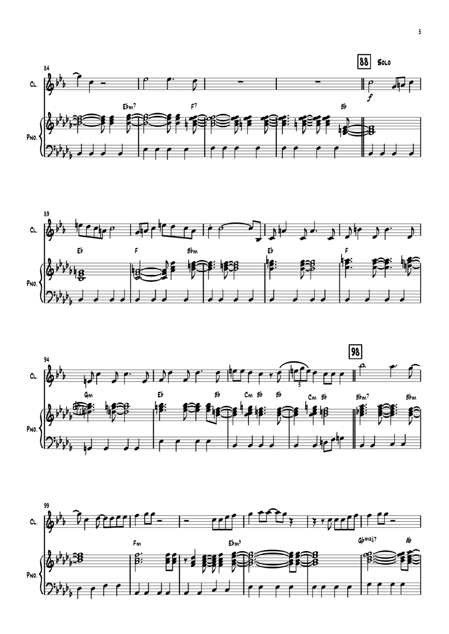 I'm Still Standing I'm Still Standing Clarinet Solo scores gallery preview page 5