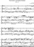 Nun komm, der Heiden Heiland BWV 659