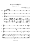 Der Herr ist mit mir, Cantata BuxWv 15, for SAA and keyboard instrument