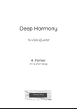 Deep Harmony for Cello Quartet