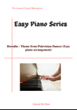Borodin - Theme from Polovtsian Dances (Easy piano arrangement)