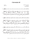 I Surrender All (Viola solo and Piano) mini preview