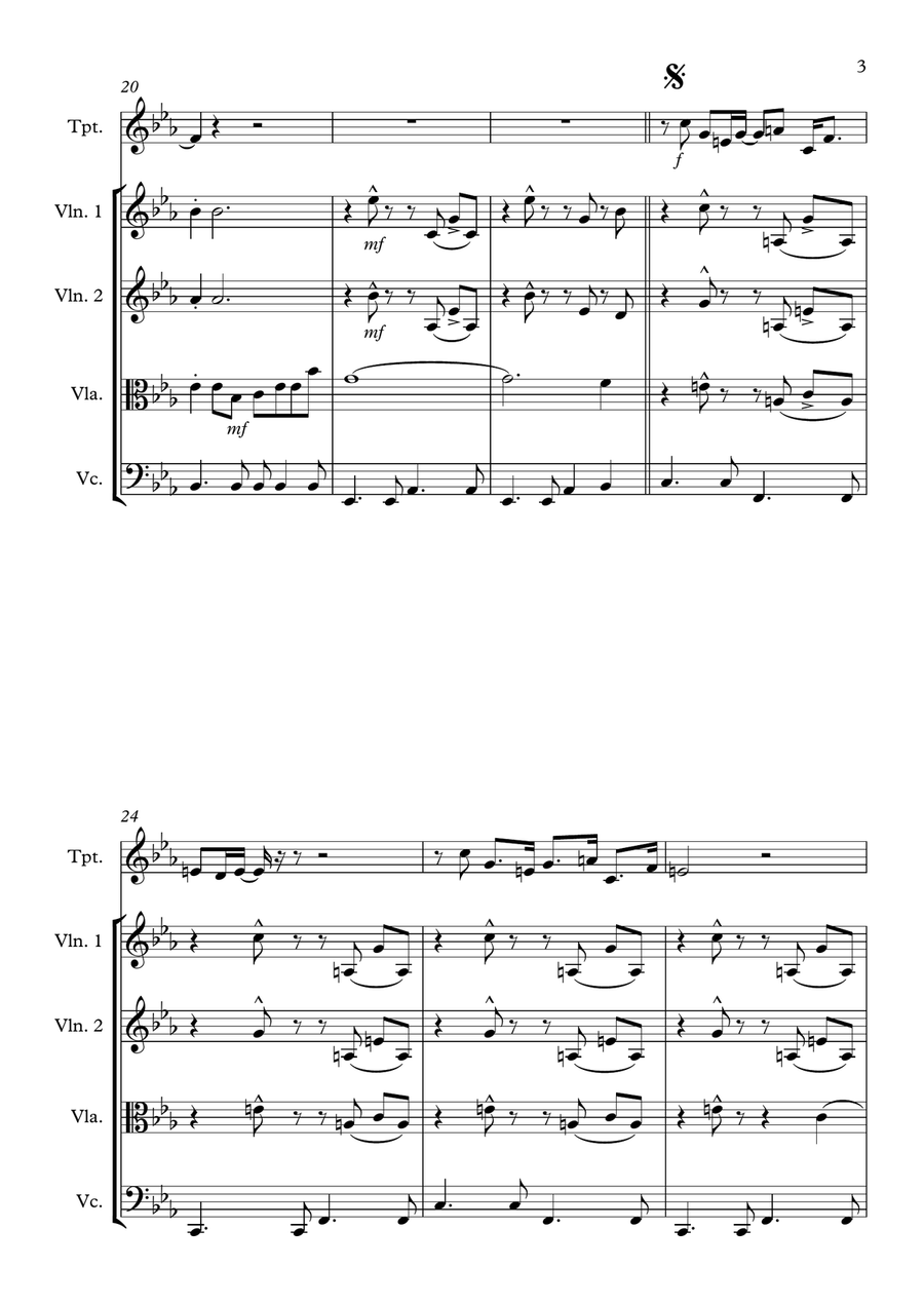 We've Only Just Begun We've Only Just Begun Small Ensemble scores gallery preview page 3