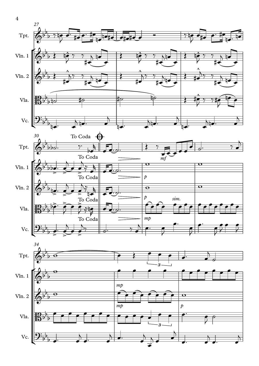 We've Only Just Begun We've Only Just Begun Small Ensemble scores gallery preview page 4