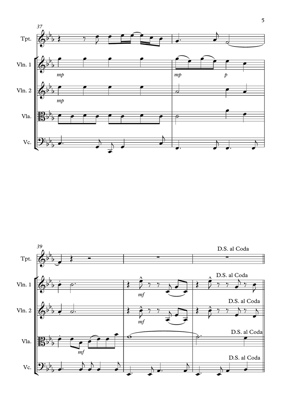 We've Only Just Begun We've Only Just Begun Small Ensemble scores gallery preview page 5