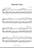 Deborah's Song (piano solo)