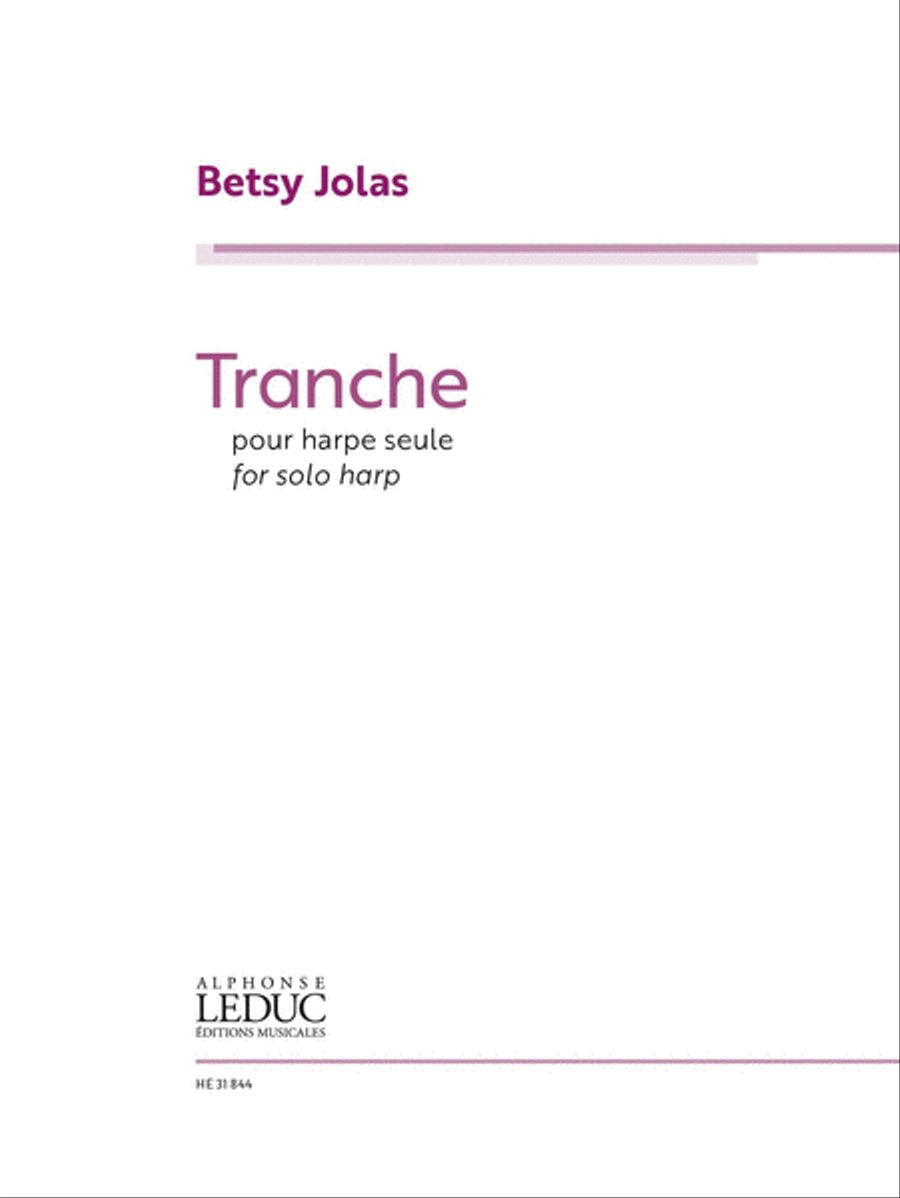 Tranche Tranche Collection / Songbook scores gallery preview page 1