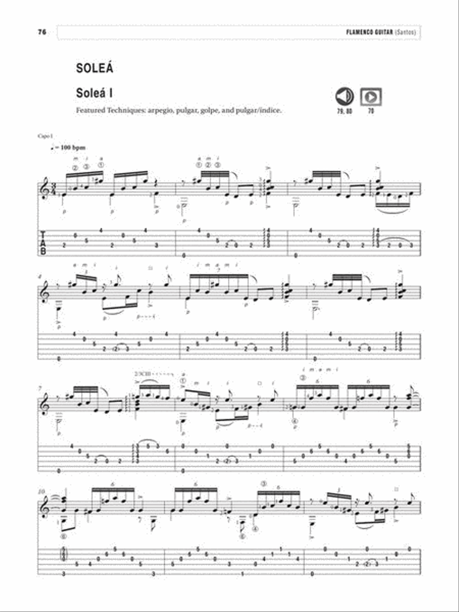 Flamenco Guitar Flamenco Guitar scores gallery preview page 4