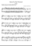 Hymn For The Weekend