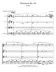 Nocturne No. 10 by John Field, arranged for string quartet by Scott Fields Davis