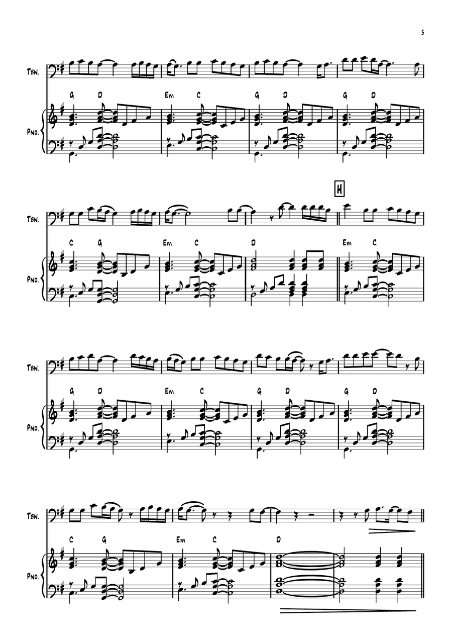 Listen To Your Heart Listen To Your Heart Piano scores gallery preview page 5