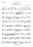 Symphony No.3 - complete set of orchestral parts