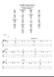 Auld Lang Syne for fingerstyle guitar