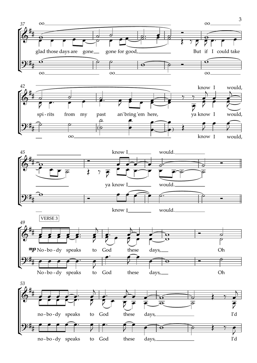 Maybe It's Time (arr. Dom Stichbury) 3-Part scores gallery preview page 3