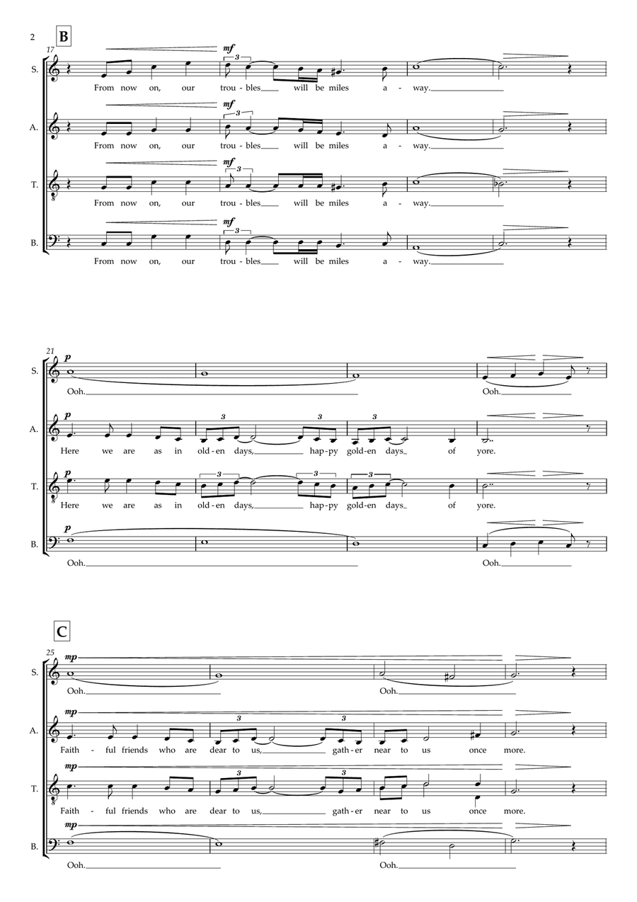 Have Yourself a Merry Little Christmas (arr. Doug Watts) Choir scores gallery preview page 2