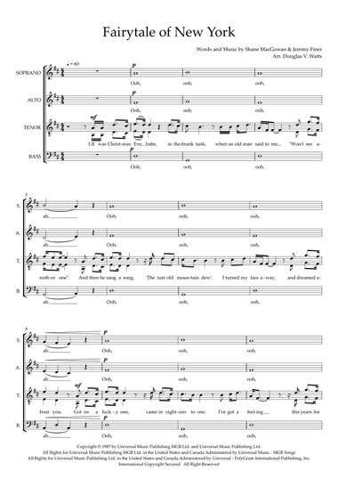 The Fairytale Of New York (arr. Doug Watts)
