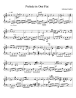 Prelude in One Flat