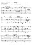 Largo by Veracini, arranged for pipe organ