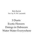 3 Duets Exotic Flowers Doings in Debrecen Water Water Everywhere