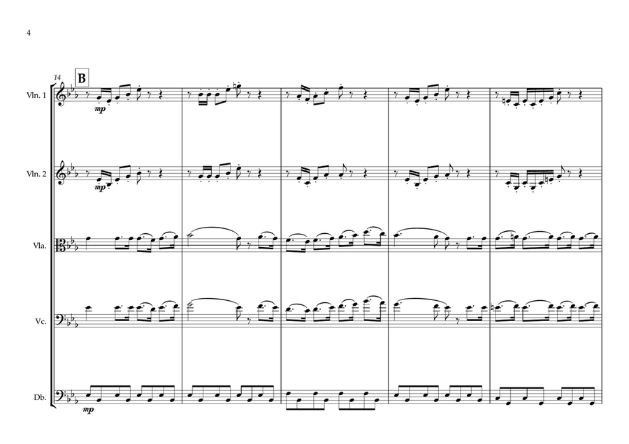 Bolivian National Anthem for String Orchestra (MFAO World National Anthem Series) String Orchestra scores gallery preview page 4