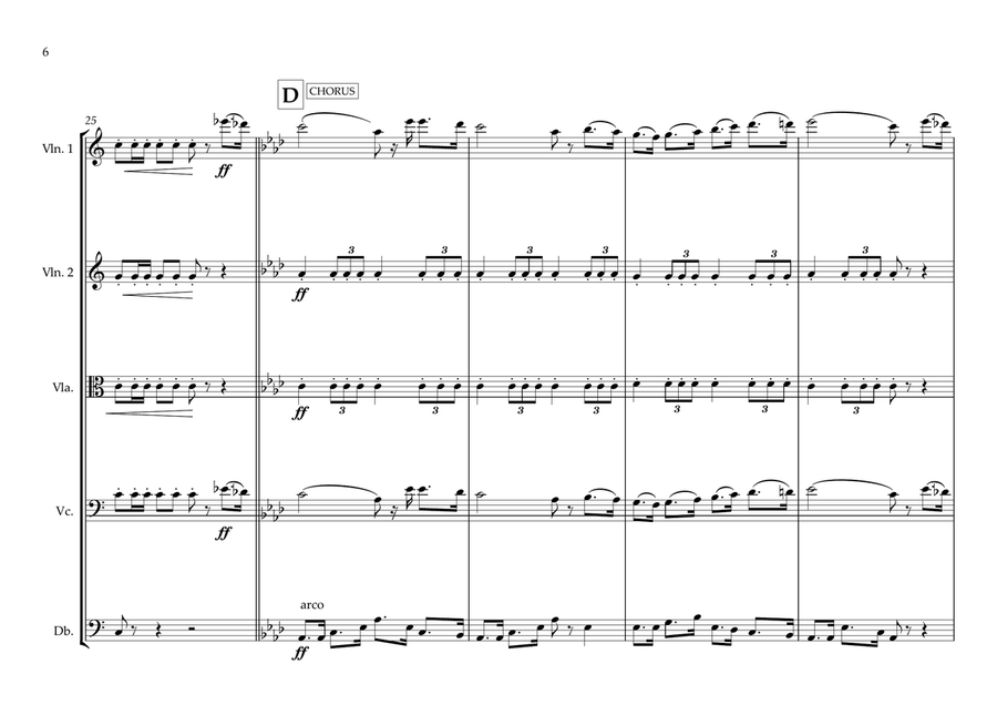 Bolivian National Anthem for String Orchestra (MFAO World National Anthem Series) String Orchestra scores gallery preview page 6