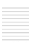 Manuscript Paper - 10 Staves No Clefs