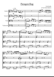 Paragon Rag for String Quartet