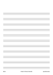 Manuscript Paper - 11 Staves No Clefs