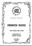 French Duos, Volume 2, viola part