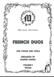 French Duos, Volume 2, violin part