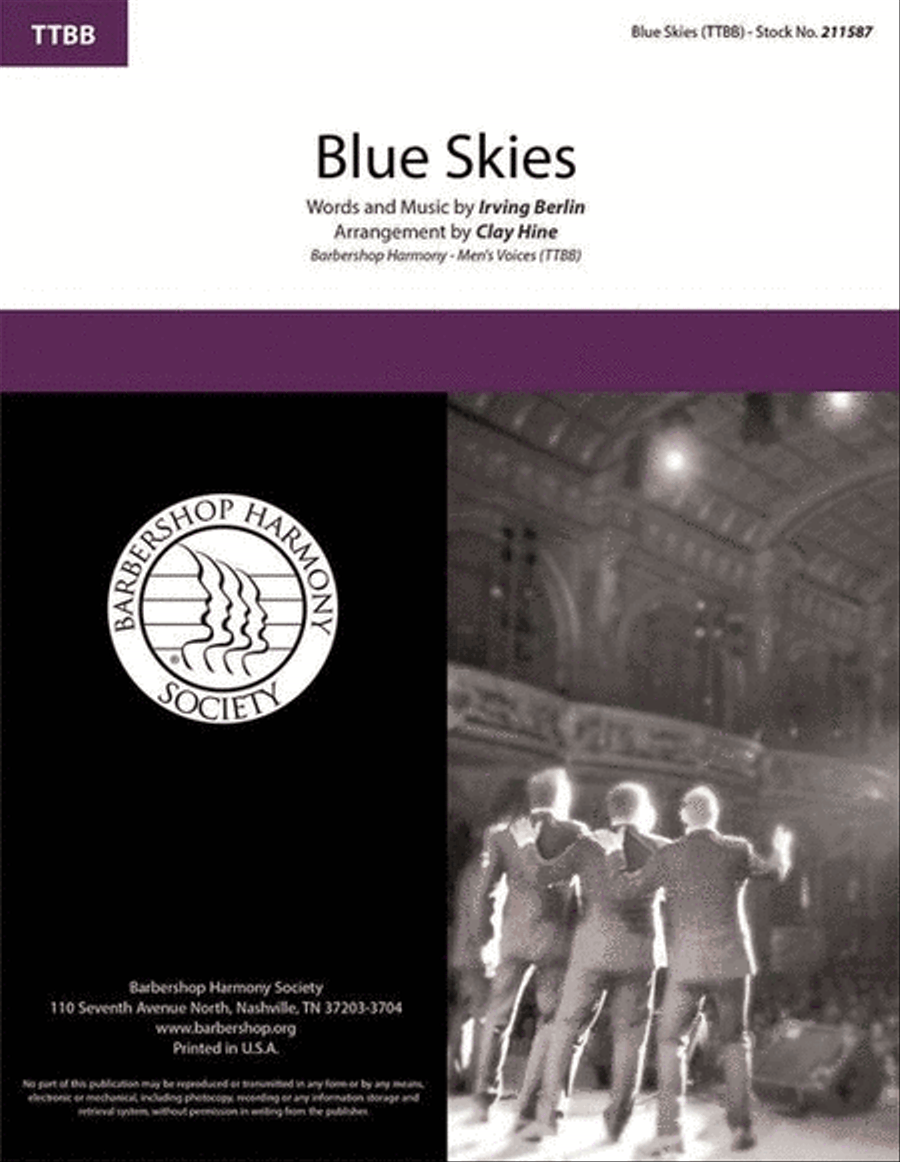 Blue Skies Blue Skies TTBB scores gallery preview page 2