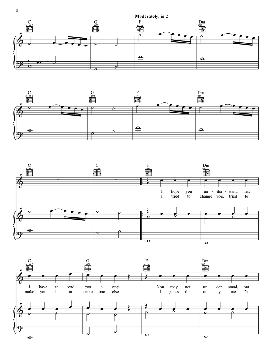Love Goes (feat. Labrinth) Piano, Vocal, Guitar scores gallery preview page 2