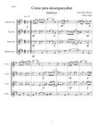 Como para desenguayabar (Bambuco), cuarteto de saxos