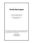 Till We Meet Again - Lead sheet (key of Bb)