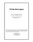 Till We Meet Again - Lead sheet (key of F)
